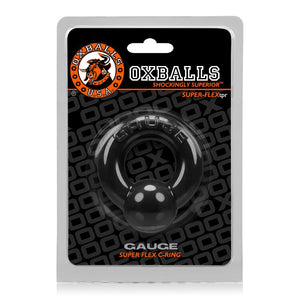 Gauge Cockring Oxballs Black (net) - iVenuss