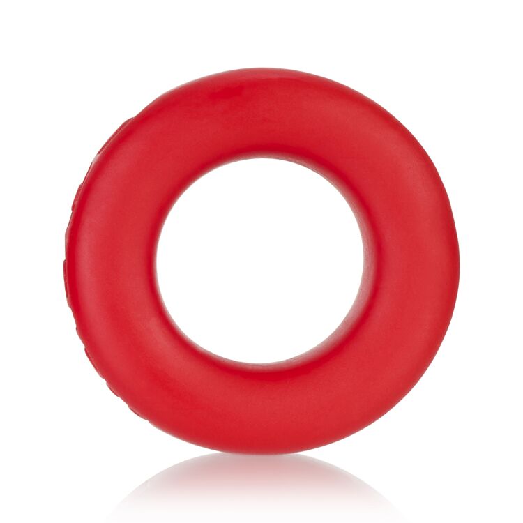 Cock-t Small Comfort Cockring Atomic Jock-oxballs Silicone Smoosh Red - iVenuss