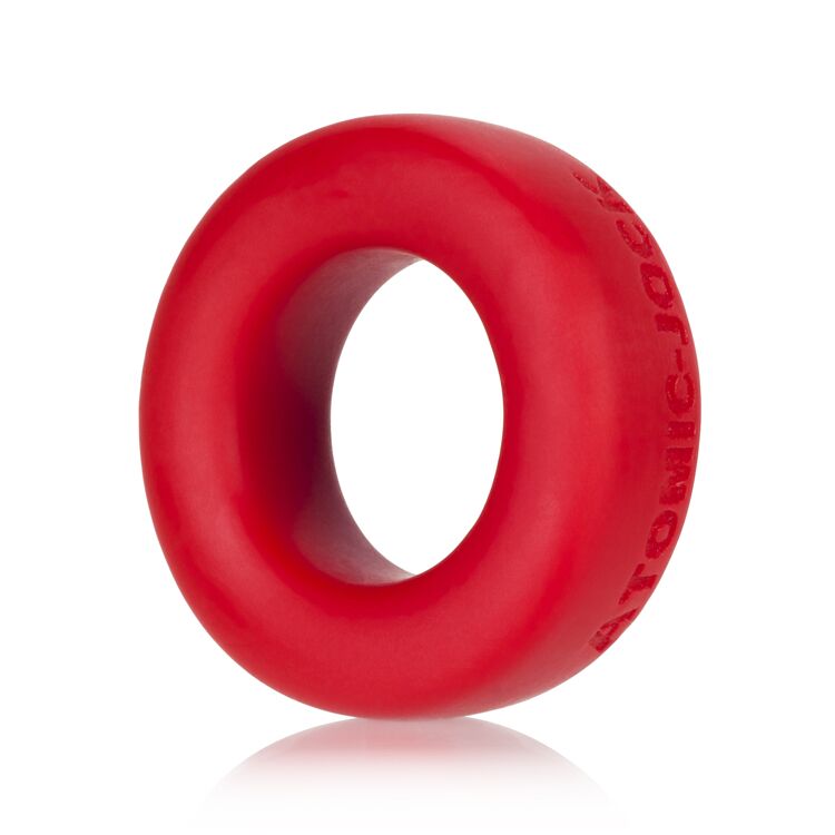 Cock-t Small Comfort Cockring Atomic Jock-oxballs Silicone Smoosh Red - iVenuss