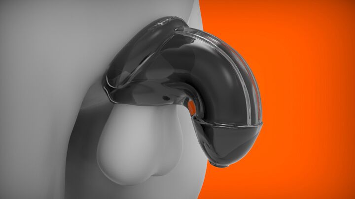 Cock-lock Chastity Atomic Jock Black - iVenuss