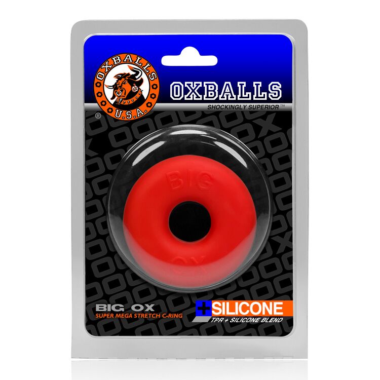Big Ox Cockring Oxballs Red Ice - iVenuss