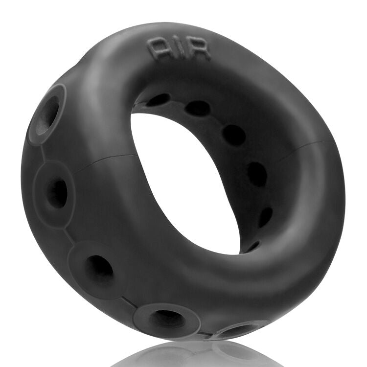 Air Airflow Cockring Oxballs Silicone-tpr Blend Black Ice - iVenuss