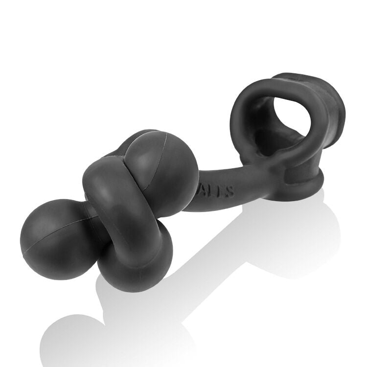 Buttballs Asslock & Cocksling Oxballs Silicone-tpr Blend Black Ice - iVenuss