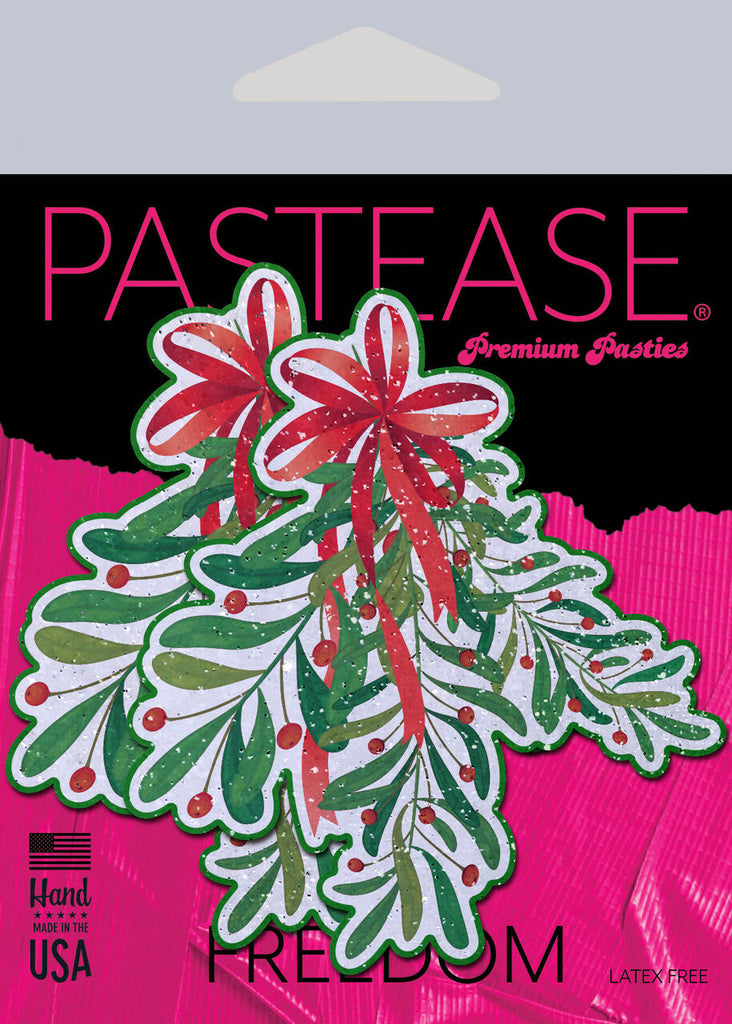 Pastease Xmas Winter Mistletoe W- Red Bow