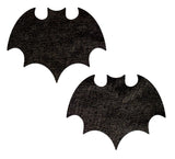 Pastease Liquid Black Bat Nipple Pasties - iVenuss