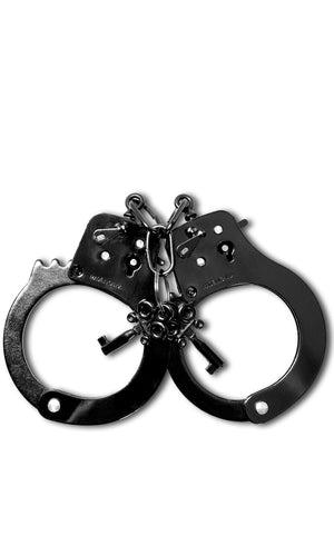 Fetish Fantasy Anodized Cuffs Black - iVenuss