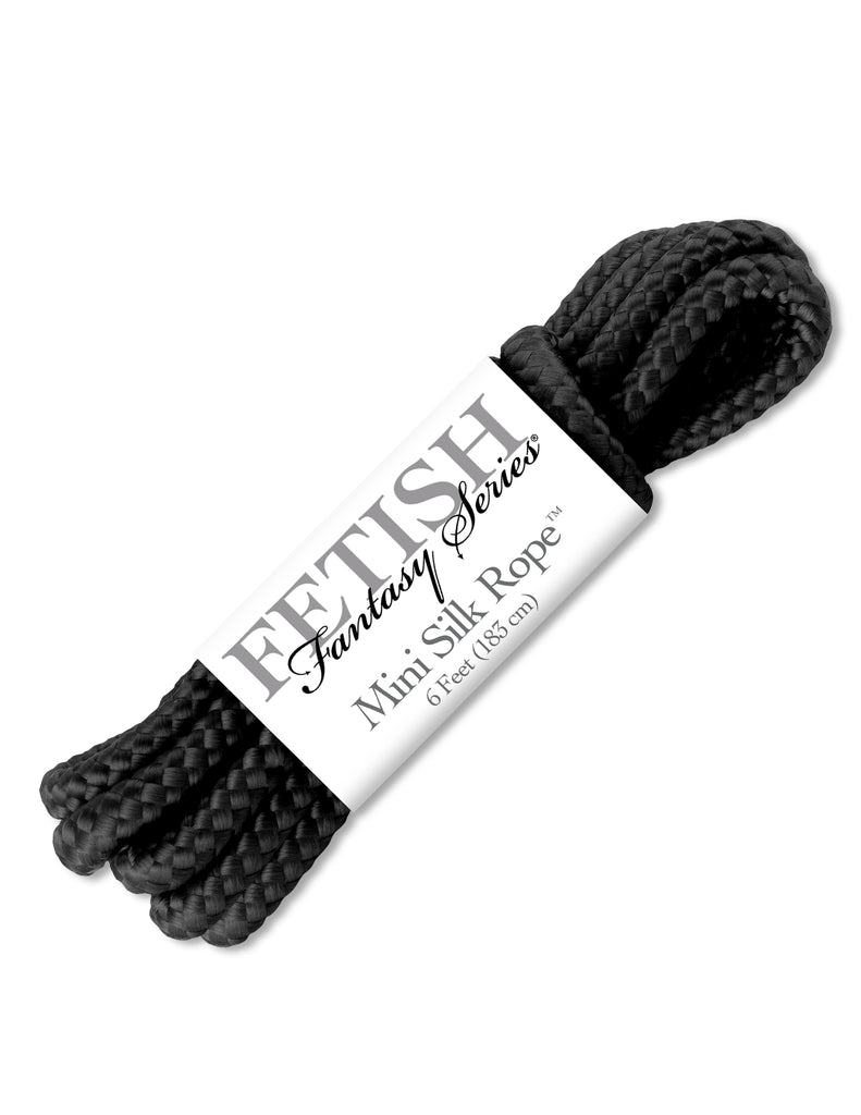 Fetish Fantasy Mini Silk Rope Black - iVenuss