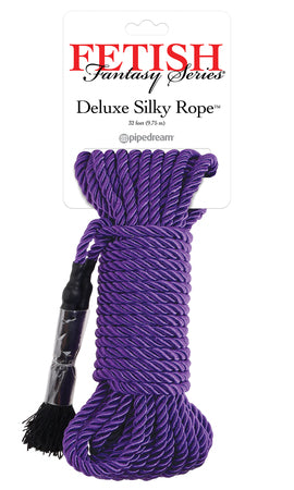 Fetish Fantasy Series Deluxe Silk Rope Purple - iVenuss