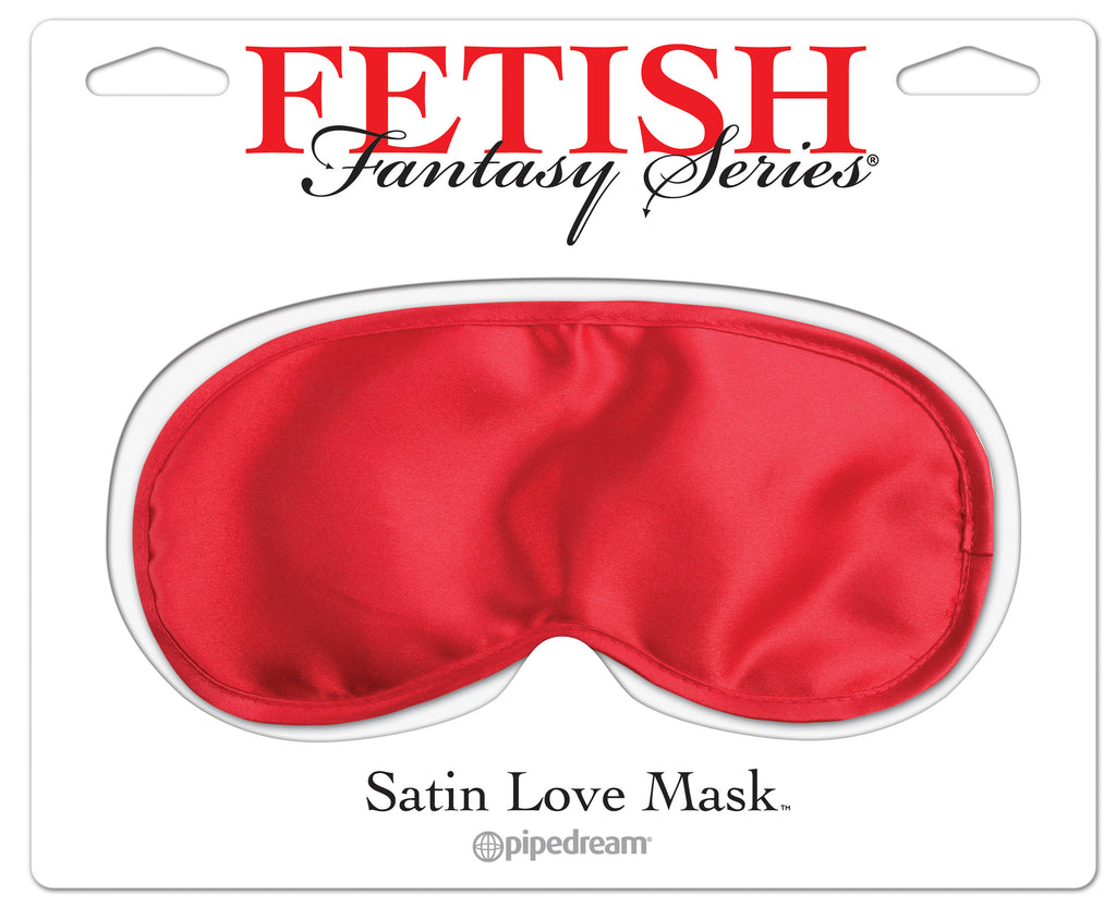 Fetish Fantasy Love Mask-red Satin - iVenuss