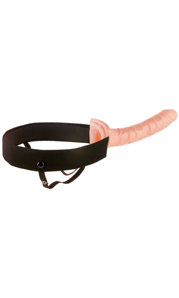 Fetish Fantasy 10in Hollow Strap On Flesh - iVenuss