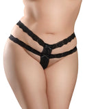 Hookup Panties Crotchless Secret Gem Xl-xxl