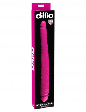Dillio 16 Double Dong Pink Dong " - iVenuss
