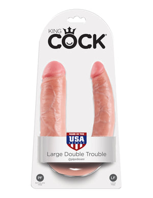 King Cock Double Trouble Large Flesh - iVenuss