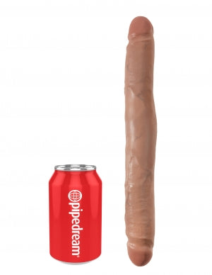 King Cock 12 Slim Double Dildo Tan " - iVenuss