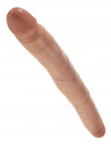 King Cock 12 Slim Double Dildo Tan " - iVenuss