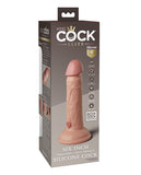 King Cock Elite 6 In Vibrating Dual Density Light