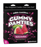 Edible Crotchless Gummy Panties W-melon