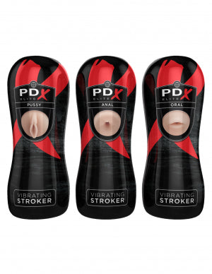 Pdx Elite Vibrating Stroker 12pc Display - iVenuss