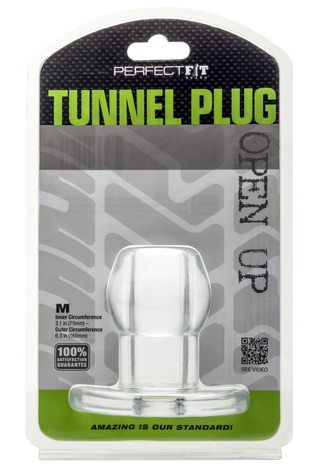 Perfect Fit Toy Tunnel Plug Med Ice Clear - iVenuss