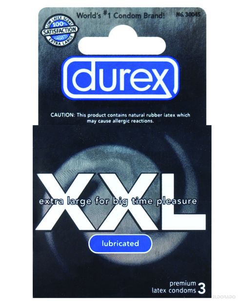 Durex Xxl Lubricated-3pk - iVenuss