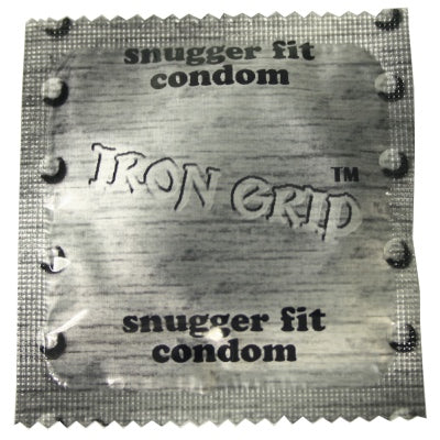 Iron Grip Snugger Fit Lubricated Condom 3pk - iVenuss