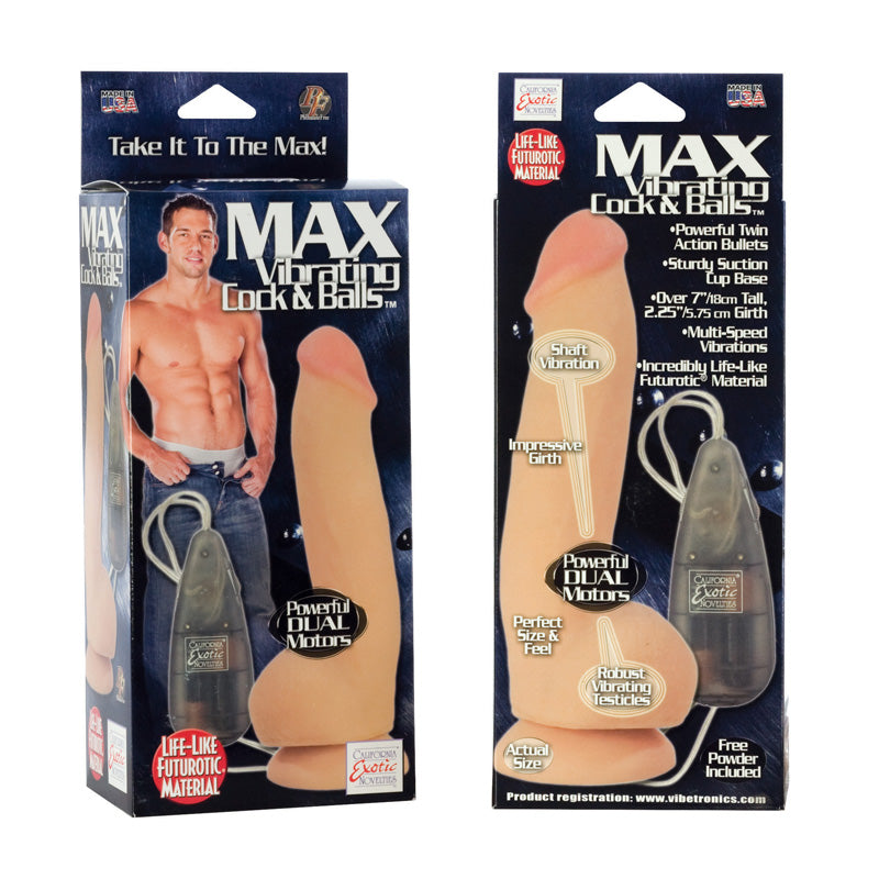 Max Vibrating Cock & Balls - iVenuss