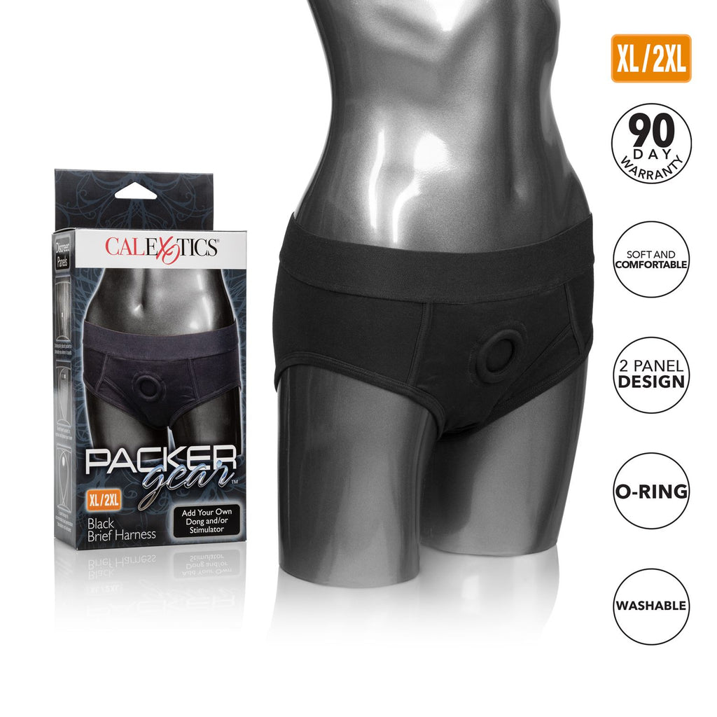 Packer Gear Black Brief Harness Xl-2xl - iVenuss