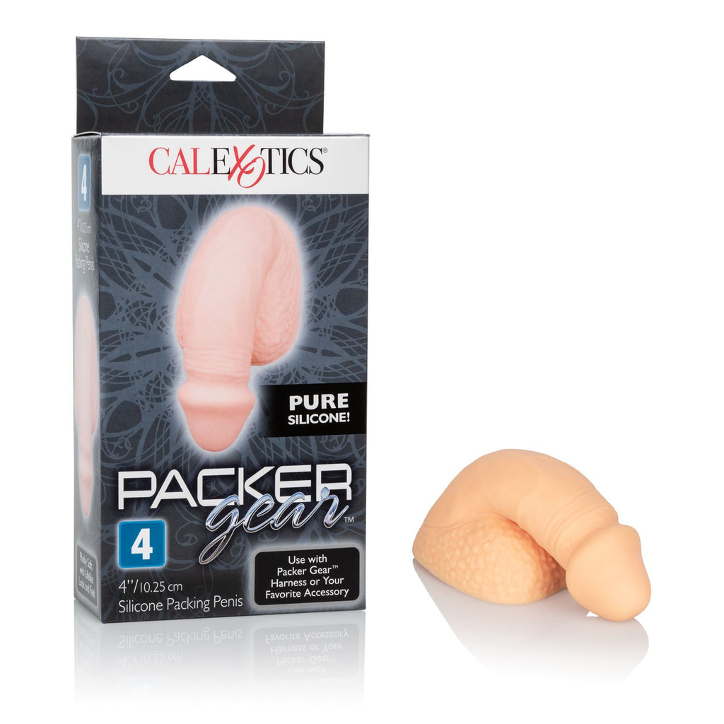 Packer Gear 4in Silicone Penis Ivory - iVenuss