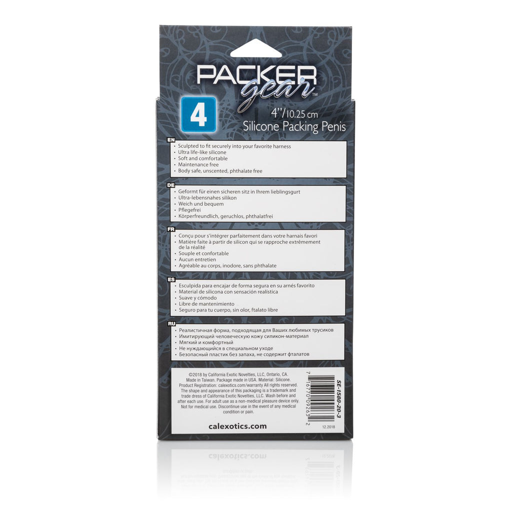 Packer Gear 4in Silicone Penis Ivory - iVenuss