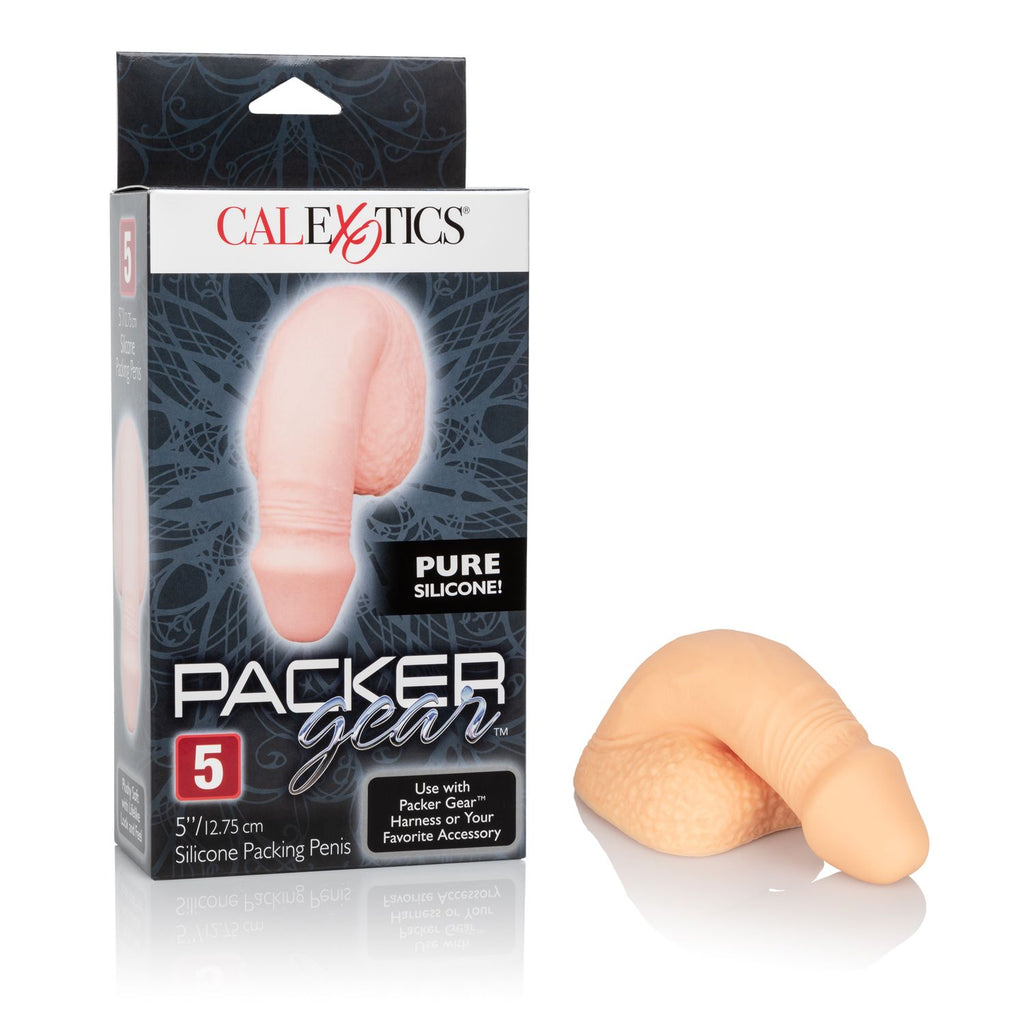 Packer Gear 5in Silicone Penis Ivory - iVenuss