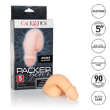 Packer Gear 5in Silicone Penis Ivory - iVenuss