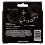 Playful Furry Cuffs Black