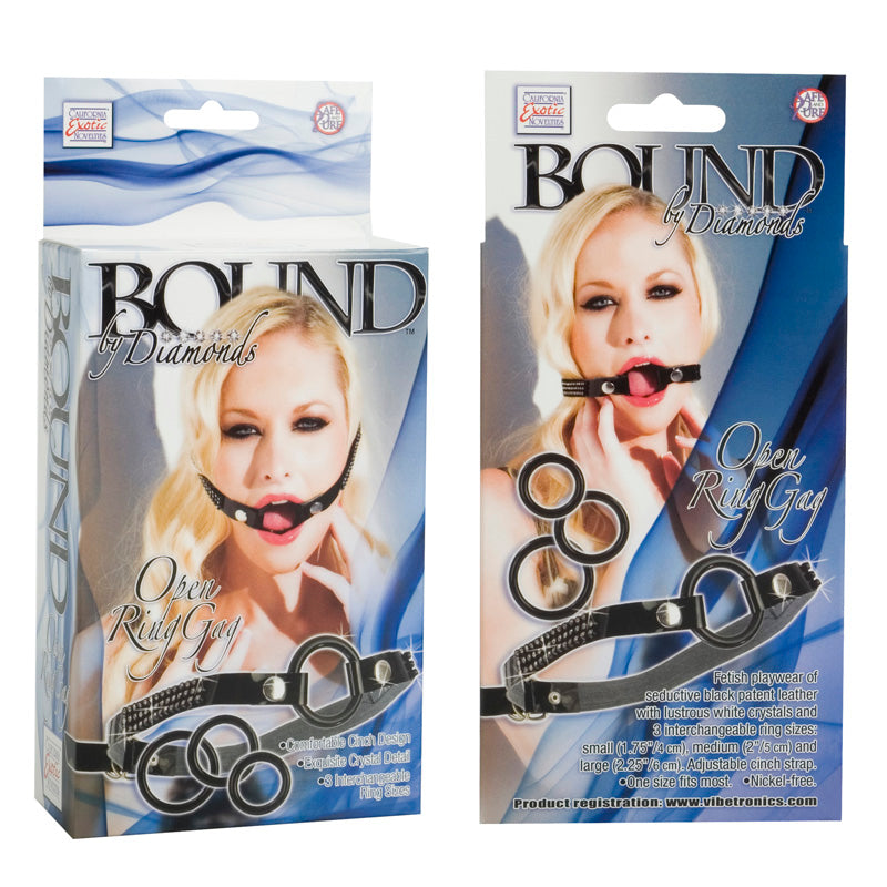 Bound By Diamonds Open Ring Gag - iVenuss