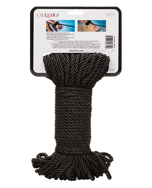 Scandal Bdsm Rope 30m-98.5 Ft Black - iVenuss
