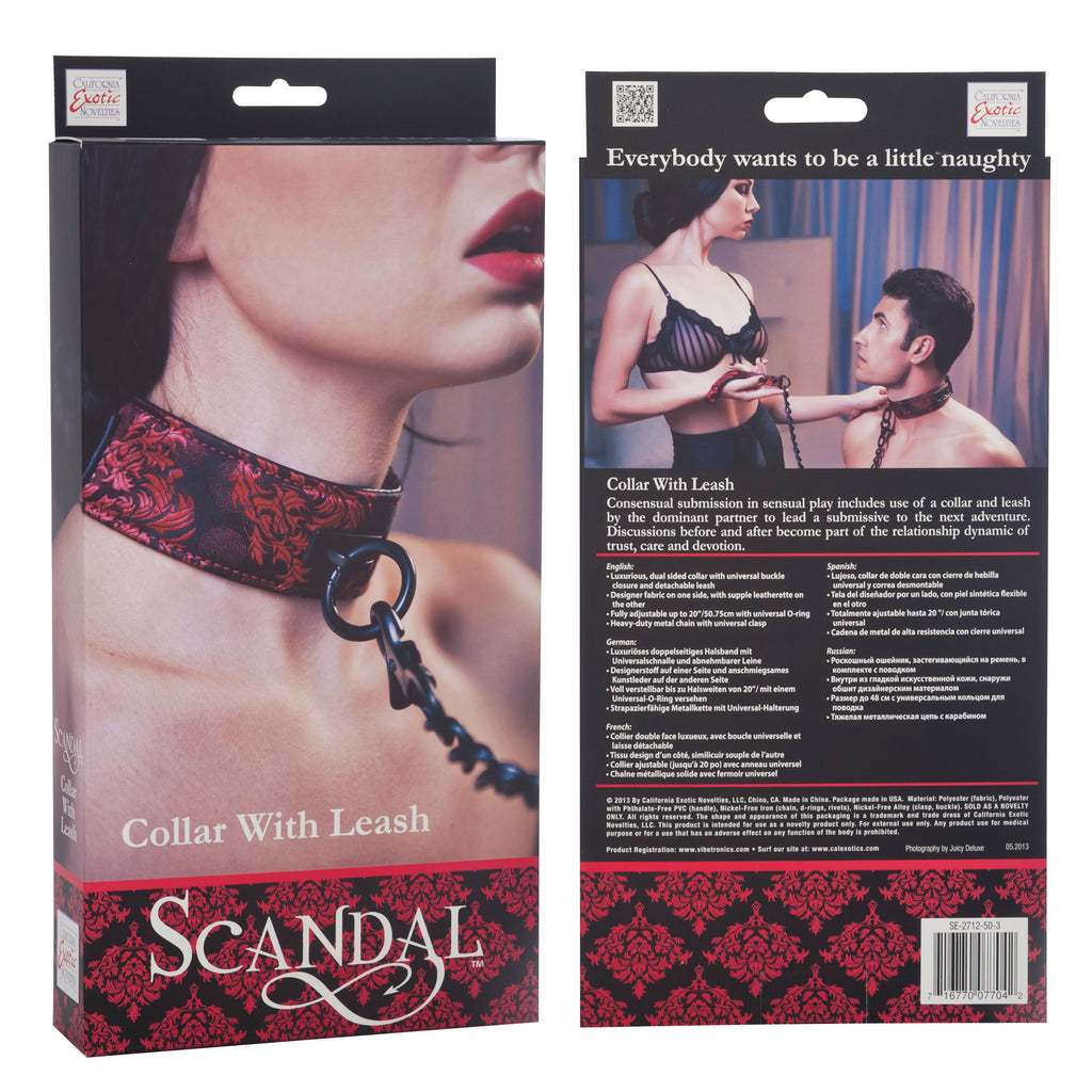 Scandal Collar With Leash - iVenuss