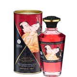 Warming Massage Oil Strawberry 3.5 Oz - iVenuss