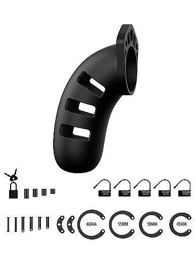 Mancage Model 21 Chastity 4.5 In Silicone Cock Cage