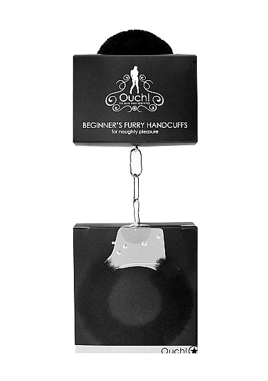 Beginner's Handcuffs Furry Black - iVenuss