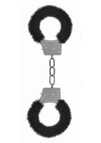 Beginner's Handcuffs Furry Black - iVenuss