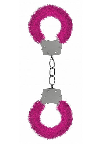 Pleasure Handcuffs Furry Pink - iVenuss