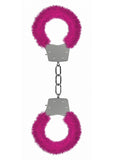 Pleasure Handcuffs Furry Pink - iVenuss
