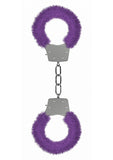 Pleasure Handcuffs Furry Purple - iVenuss