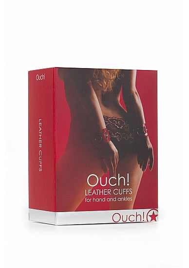 Leather Cuffs Red - iVenuss