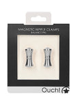 Ouch Magnetic Nipple Clamps Balance Pin Silver