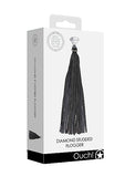Diamond Studded Whip Black