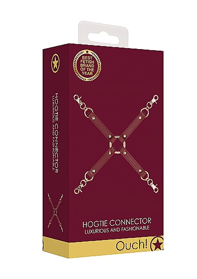 Ouch Halo Hogtie Connector Burgundy