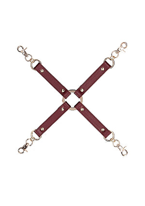 Ouch Halo Hogtie Connector Burgundy