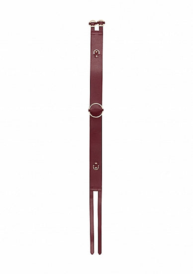 Ouch Halo Waist Belt L-xl Burgundy