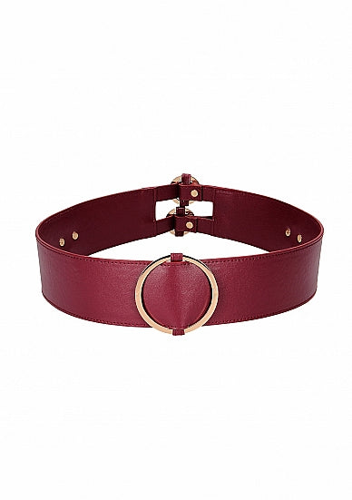 Ouch Halo Waist Belt L-xl Burgundy