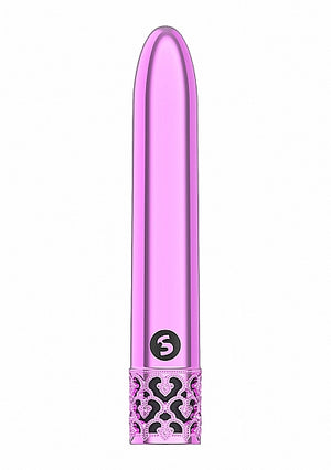 Royal Gems Shiny Pink Abs Bullet Rechargeable